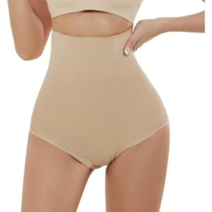 AMRIY Shapewear for Women Tummy Control Underwear Higher Power Panties  Girdle Thong Butt Lifter Panties(Beige) - Healthy and Comfortable Lifestyle